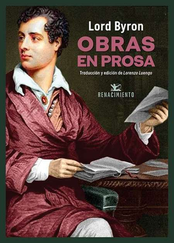 Portada de la edición de Obras en Prosa de Lord Byron por la editorial Renacimiento.