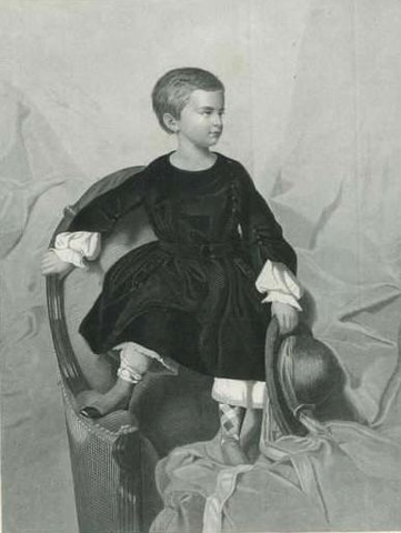 Imagen de Lord Byron siendo niño. 